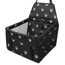 uxcell 犬の前部座席カバー?車?自動車??ペットプロテクター ダークブラック
