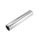 uxcell インタークーラーパイプ 外径60mm 長さ300mm 車用 ストレートエアインテークチューブ アルミ合金管 シルバートーン
