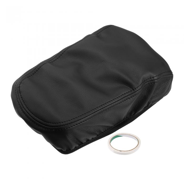 uxcell アームレストプロテクターカバーパッド交換 マイクロファイバーレザー ブラック Volvoに対応 XC40に対応 2018-2022に対応 ブラックライン