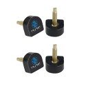 uxcell トップリフト 靴ヒール修理用釘 靴のヒント 滑り止め ハイヒール用 12mm x 12mm 4個(4)