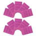 uxcell ブラジャー延長ホック 調整ホック 3段 2ホック ブラエクステンダー 女性用 ピンク 3段2フック 10個