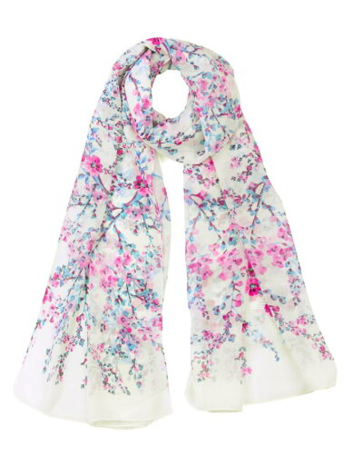 uxcell ロングスカーフ シフォン ショール ビーチ シルク スカーフ 花柄 ホワイト-2 160x50cm uxcell ロングスカーフ シフォン ショール ビーチ シルク スカーフ 花柄 ホワイト-2 160x50cm