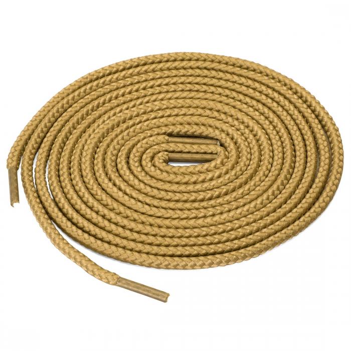 uxcell 靴紐 靴ひも 丸紐 丸型 シューレース 丈夫 レザーシューズ ブーツ用 男女兼用 男女兼用 2足 イエロー 120 cm