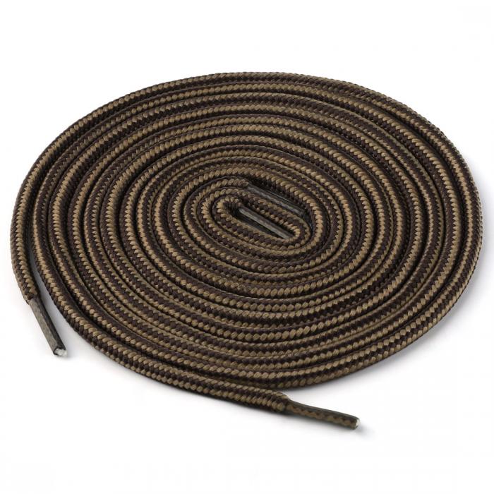 uxcell 靴紐 靴ひも 丸紐 丸型 シューレース 丸ひも アスレチック スニーカー用 3足 ライトブラウン コーヒー 70 cm