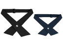 Allegra K 調節可能蝶ネクタイ 学校 制服蝶ネクタイ 2個 レディース ブラック、ネイビーブルー ワンサイズ