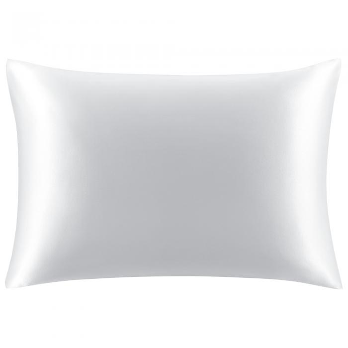 PiccoCasa シルク枕カバー 100%蚕糸 最高25匁 絹 シルク まくらカバー 封筒式 洗える 両面シルク 1枚 まくらかばー 光沢 ピローケース すべすべ 無地 ギフト 四季適応クリーム43x63cm