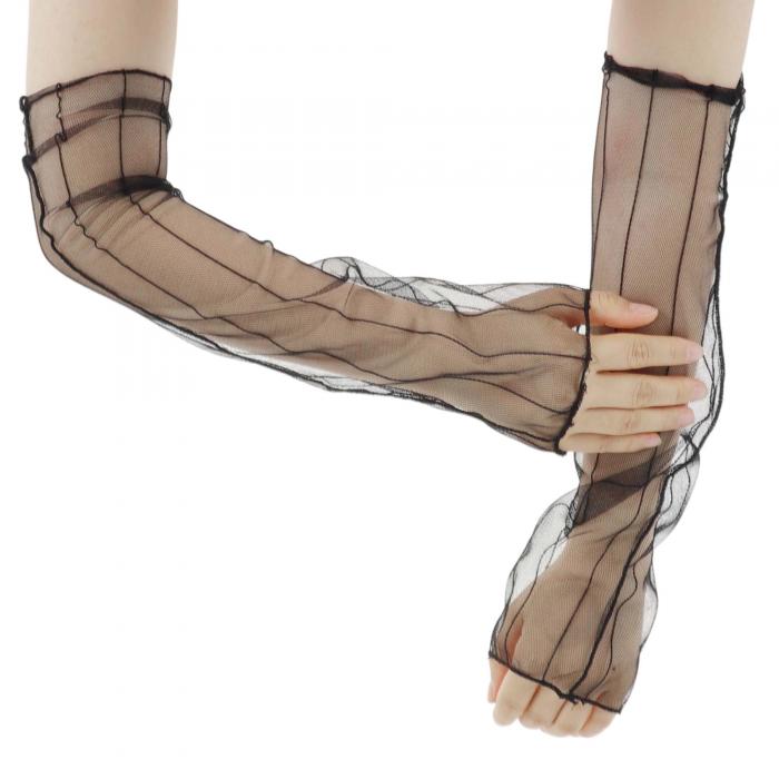 CAPASTEC レース アームカバー レディース おしゃれ 可愛い インスタ映え 日焼け防止 透け感あり アームスリーブ 街歩 ドライブ用 女性用 夏の日常コ...