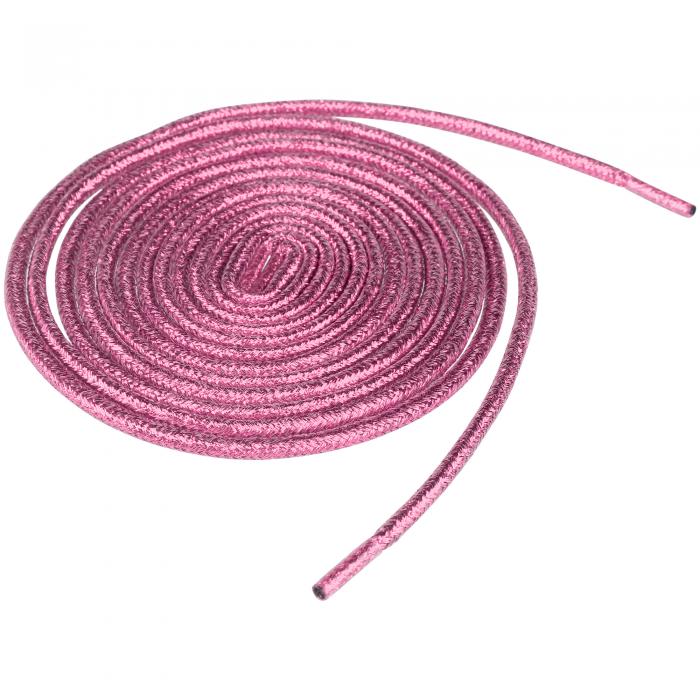 Allegra K グリッター ラウンド シューレース スパークリング スニーカーシューレース ライトコーラル 70cm/27.56"
