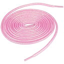 Allegra K グリッター ラウンド シューレース スパークリング スニーカーシューレース ペールバイオレットレッド 120cm/47.25