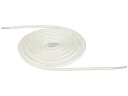 Allegra K グリッター ラウンド シューレース スパークリング スニーカーシューレース 白い 160cm/62.99