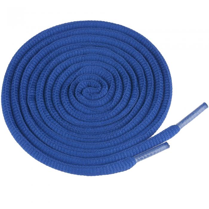 Elerevyo 丸紐 丸型 シューレース 丈夫 楕円形 靴ひも スポーツ ランニング ブーツ用 半円形 アスレチック 靴紐 2ペア ブルー 160cm/62.99