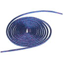 Allegra K グリッター ラウンド シューレース スパークリング スニーカーシューレース パープルブルーミックス 70cm/27.56