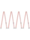 uxcell ブラストラップ 肩ひも ブラストラップ 調節可能 弾性 女性用 ライトコーラルピュア 幅10mm