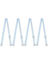 uxcell ブラストラップ 肩ひも ブラストラップ 調節可能 弾性 女性用 ライトブルーピュア 幅10mm