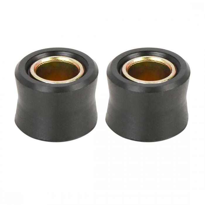 F FIERCE CYCLE モーターサイクルリアショックブッシュ ショックアブソーバーブッシュ ショック吸収クッション ラバーリング 2個入り 12mm