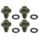 uxcell 車のエンジンオイルドレンプラグ ワッシャー付き M14x1.5 ワッシャー 1013938 Fordに対応 Focusに対応 2004-2012に...