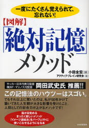 ■ISBN：9784569658957★日時指定をお受けできない商品になります商品情報商品名〈図解〉「絶対記憶」メソッド　一度にたくさん覚えられて、忘れない!　小田全宏/編　アクティブ・ブレイン研究会/著フリガナズカイ　ゼツタイ　キオク　メソツド　イチド　ニ　タクサン　オボエラレテ　ワスレナイ著者名小田全宏/編　アクティブ・ブレイン研究会/著出版年月200612出版社PHP研究所大きさ95P　26cm