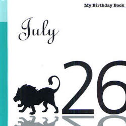マイ・バースデー・ブック　7月26日