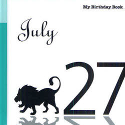 マイ・バースデー・ブック　7月27日