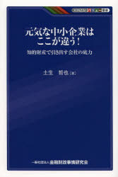 元気な中小企業はここが違う!　知的財産で引き出す会社の底力　土生哲也/著