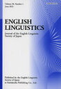 ENGLISH LINGUISTICS Journal of the English Linguistic Society of Japan Volume30，Number1(2013June)