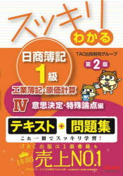 ■ISBN:9784813299271★日時指定・銀行振込をお受けできない商品になりますタイトルスッキリわかる日商簿記1級工業簿記・原価計算　4　意思決定・特殊論点編　TAC出版開発グループ/編著ふりがなすつきりわかるにつしようぼきいつきゆうこうぎようぼきげんかけいさん44すつきり/わかる/につしよう/ぼき/1きゆう/こうぎよう/ぼき/げんか/けいさん44すつきりわかるしり−ずいしけつていとくしゆろんてんへん発売日202111出版社TAC株式会社出版事業部ISBN9784813299271大きさ148，95P　21cm著者名TAC出版開発グループ/編著