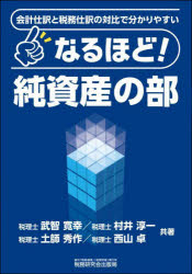 なるほど!純資産の部　会計仕訳と税務仕訳の対比で分かりやすい　武智寛幸/〔ほか〕共著