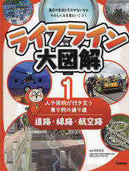 ライフライン大図解　1　道路・線路・航空路　人や荷物が行き交う乗り物の通り道　石井正広/監修