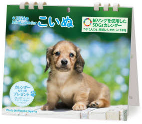 ミニカレンダーこいぬ2026　内山晟
