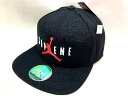 Supreme × NIKE JORDAN BRAND シュプリーム × ナイキ ジョーダン ブランド 15AW 6-Panel Snapback Cap 6パネル スナップバック キャップ 黒【中古】【送料無料】