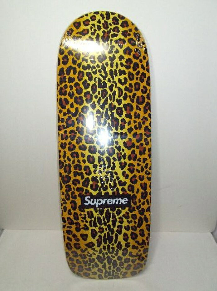 【Supreme】≪シュプリーム Leopard Skateboard Decks [レオパードスケートボードデッキ] Yellow≫[状態：S]