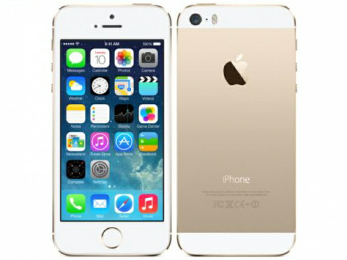 【中古】【白ロム】【au】iPhone5S 16GB[ゴールド]【△判定】