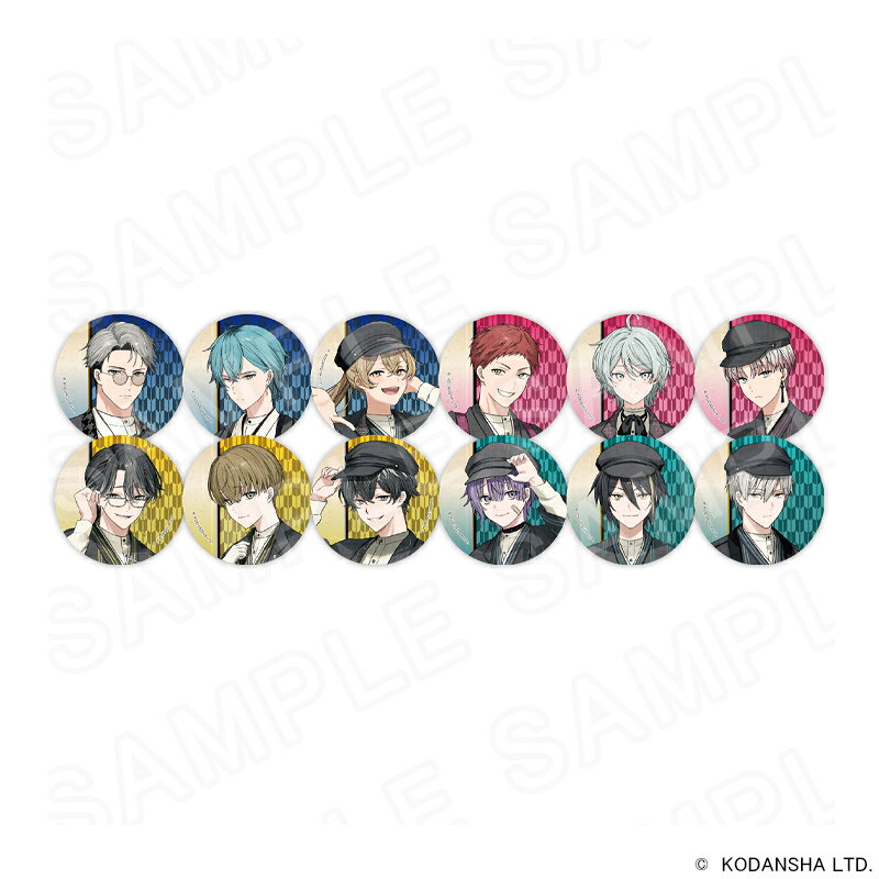 【 11/13 発送予定】 ハンドレッドノート 描き下ろし缶バッジ 大正浪漫Ver. ※ブラインド販売 グッズ