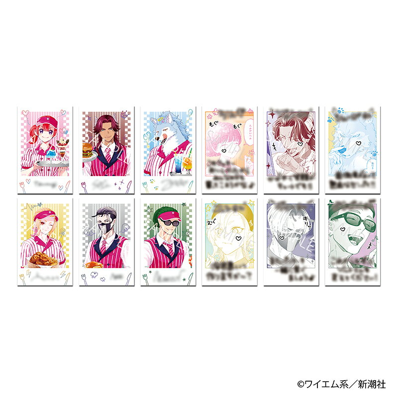 【 09/14 発送予定】 『魔王城の料理番』100万部記念コラボカフェ 落書き入りチェキ風カード ※ランダム販売 グッズ