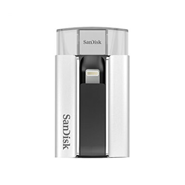 【中古】SanDisk iXpand フラッシュドライブ 16GB iPhone/iPad データバックアップ SDIX-016G-2JD4