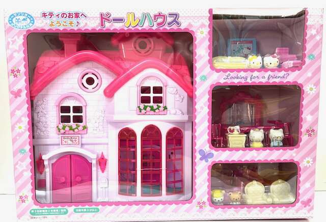 乐天商城 - サンリオ ハローキティ キティのお部屋にようこそ ドールハウスDX