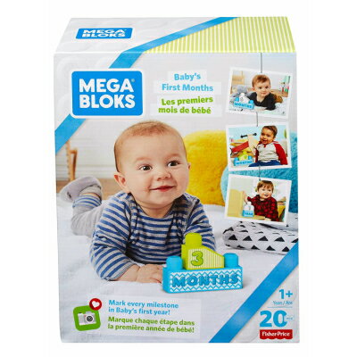 Mega Bloks赤ちゃんの最初か月Buildingセット、少年 1
