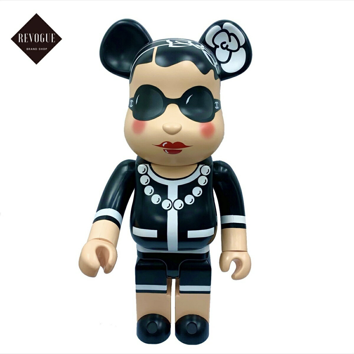 ◆CHANEL シャネル BE@RBRICK ベアブリック 1000％ 人形 カメリア 33 正規品 コラボ レア 希少