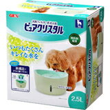 ジェックス 犬用フィルター式給水器 ピュアクリスタル 2.5L 犬用・多頭飼育用 4972547924568 【取寄商品】　【3980円以上送料無料(沖縄・離島・海外除く)】