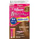 【医薬部外品】ビゲン 香りのへアカラー濃密クリーム 密着染め色持ちタイプ 1(かなり明るいライトブラウン)4987205051357 【取寄商品】 【3980円以上送料無料(沖縄・離島・海外除く)】