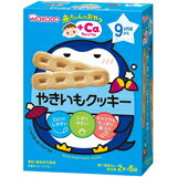 和光堂 赤ちゃんのおやつ +Caカルシウム やきいもクッキー 9か月頃から 2本×6袋 4987244183552 【取寄商品】 【3980円以上送料無料(沖縄・離島・海外除く)】