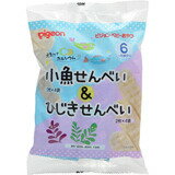 乐天商城 - ピジョン 元気アップカルシウム 小魚せんべい&ひじきせんべい (2枚×4袋)×1個 4902508133739 【取寄商品】　【3980円以上送料無料(沖縄・離島・海外除く)】