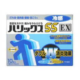 【第3類医薬品】ハリックス55EX冷感A 10枚 ×2個セット　【3980円以上送料無料(沖縄・離島・海外除く)】 【取寄商品】