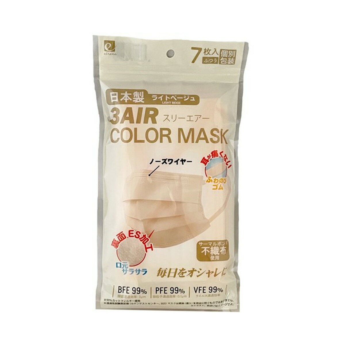 3AIR COLOR MASK 3GA[J[ }XN ӂTCY Cgx[W 7 ~1 4562473882058