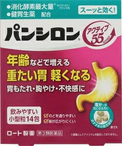 【第3類医薬品】パンシロンアクティブ55ST 小型粒 14包×1個　 4987241165780