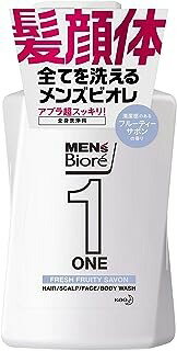 メンズビオレ ONE オールインワン 全身洗浄料 フルーティーサボンの香り 本体 (480ml)×1個 4901301350121【IG09】