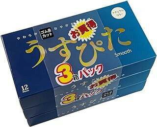 【管理医療機器】うすぴた スムース ナチュラルカラー (12個入×3箱セット)×24個セット 4517739006730【取寄商品】