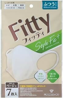 Rakuten - フィッティ スタイルフィットプラス 立体 ベージュ ふつう (7枚入)×1個 4901957218424【取寄商品】