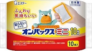 貼らないオンパックス はらない カイロ ミニサイズ 日本製 10時間持続 (10個入)×1個 4902899453034【取寄商品】