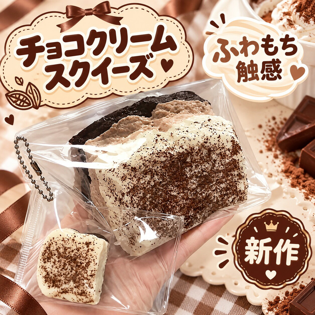 水感スクイーズ 大福 肉球 ネコ パン ケーキ デザート 大サイズ 中サイズ 低反発 もちもち ぷにぷに 食べ物 おもちゃ 握る ストレス解消 子供 大人 プレゼント doremifa-10008429 ひまわり パッケージ画像